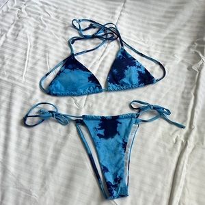 Tie Dye String Bikini